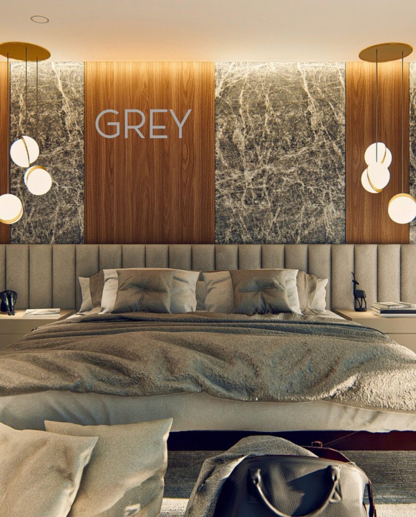 Gray a different color in a room